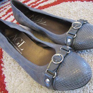 Attilio Giusti Leombruni AGL Low Heels Leather EU size 40 Great Condition